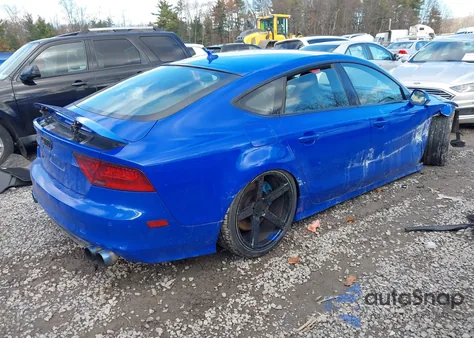 2014 Audi S7 4.0T Prestige из США, поврежденный, VIN WAUW2AFC4EN016446